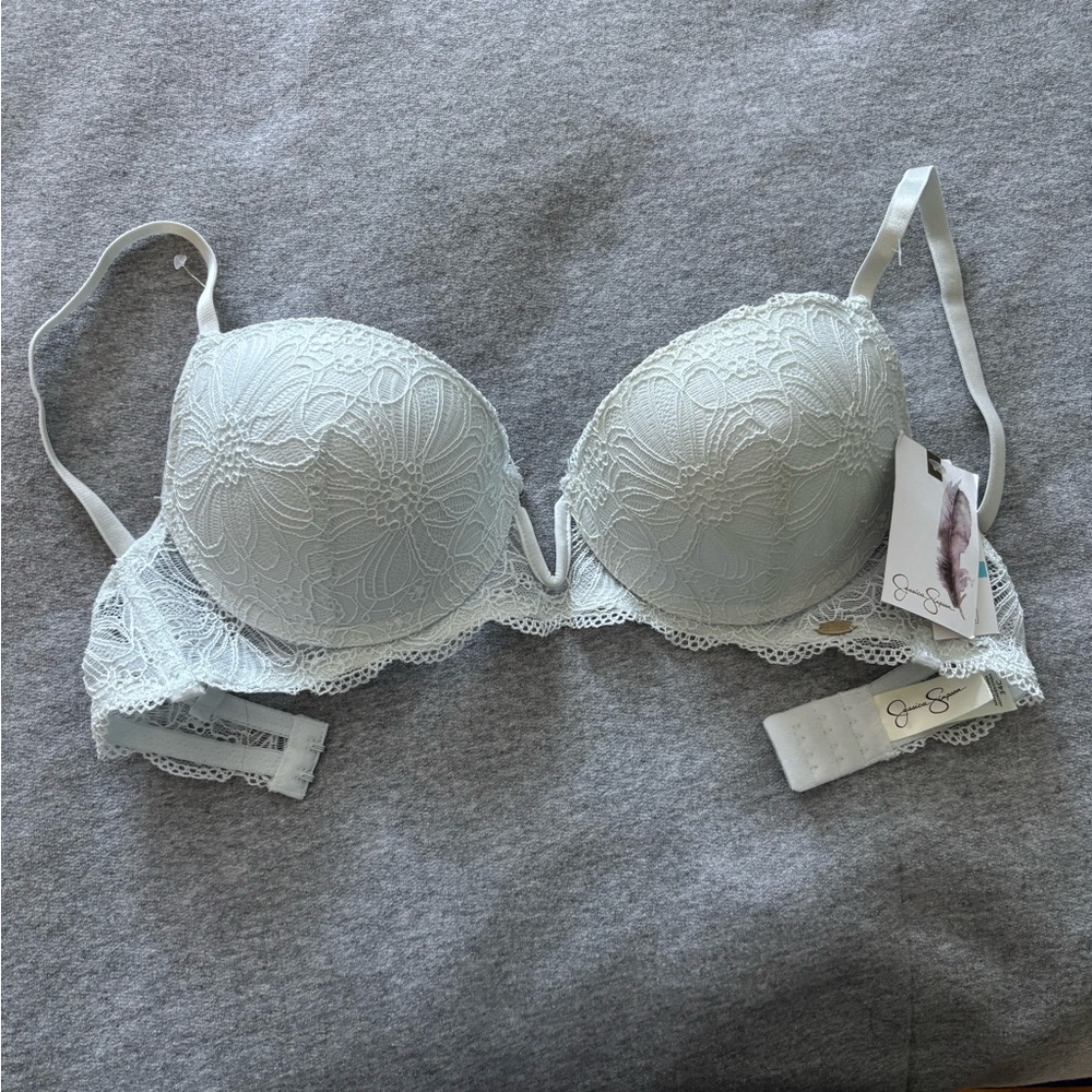 Jessica Simpson Lace Underwire Bra - Cream
